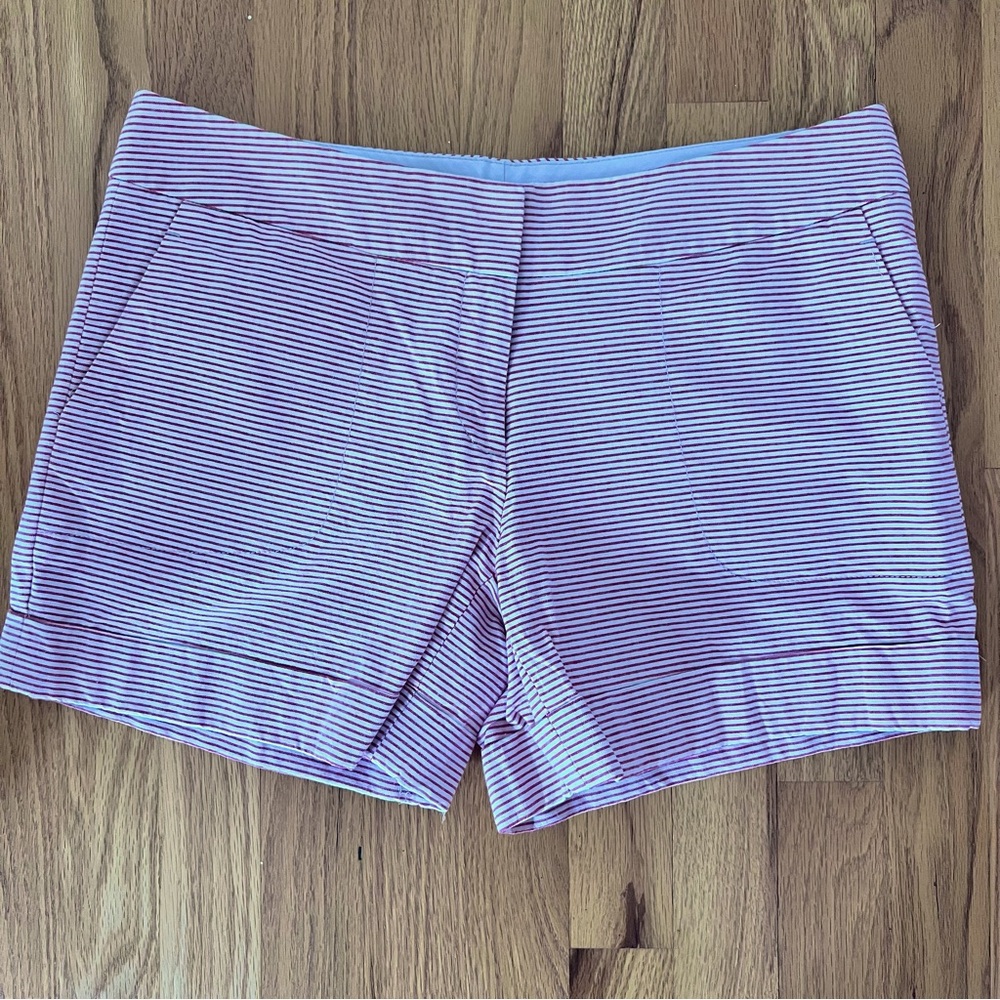🆕 The Limited Outback Red Tan & Red Striped Shorts - Size 8